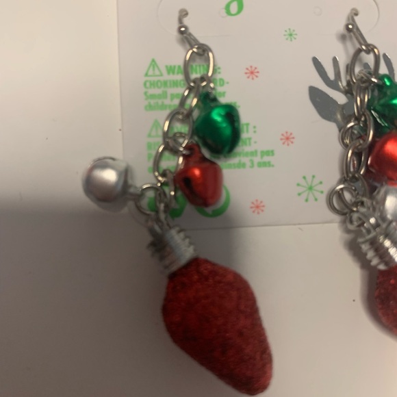 Claire’s Let It Glow dangly holiday earrings. New - Picture 2 of 5